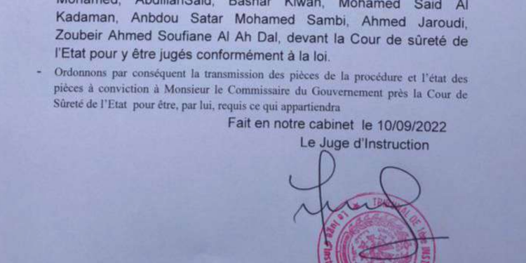 Procès Sambi. Les incohérences de l’ordonnance du juge Elamine