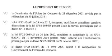 Un décret, des illusions… et la dure réalité des fonctionnaires comoriens