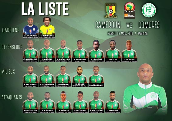 Foot : Eliminatoire CAN 2019