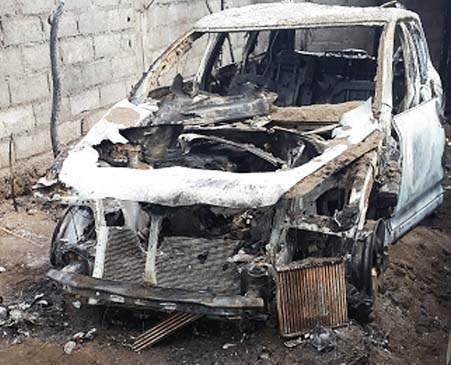 Fomboni, incendie du véhicule du gouverneur