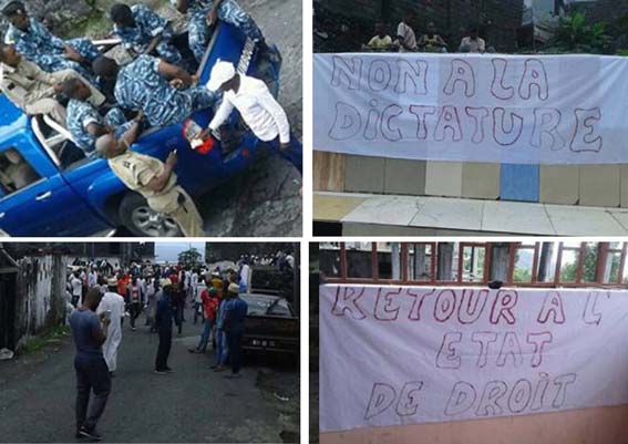 Dimanche 23 juin 2019. Tsinimoichongo manifeste pour réclamer un État de droit.