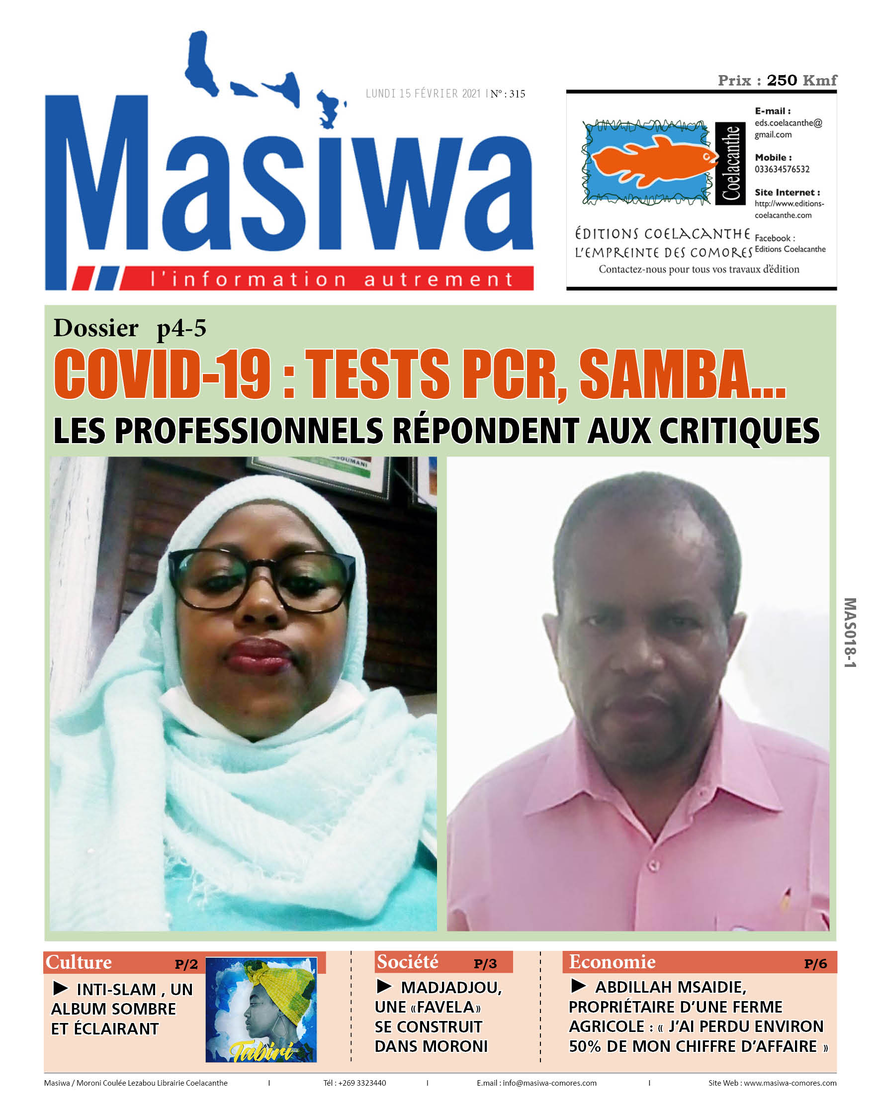 Masiwa N°315
