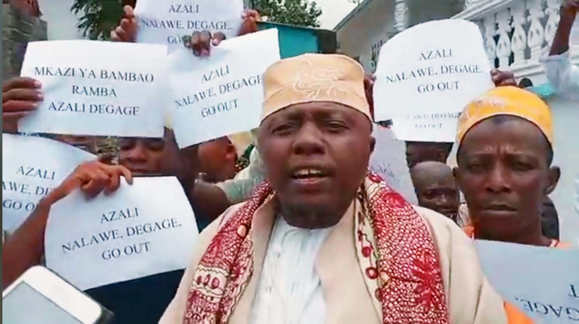 26 mai, Empêchée de manifester dans la capitale, l’opposition se replie à Mkazi !