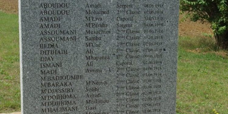 Les Comores dans la Première Guerre mondiale