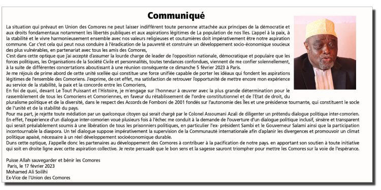 Communiqué