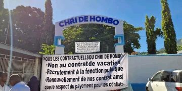 Les contractuels de l’hôpital de Hombo en grève