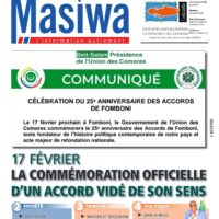 Une de Masiwa n° 569